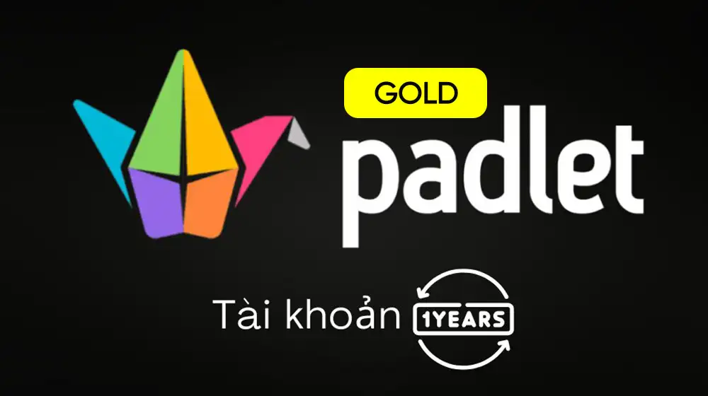 Tài khoản Padlet Gold